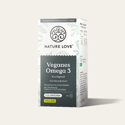 Veganes Omega 3 – Gehirnfunktion und Gedächtnisleistung mit pflanzlichen Fettsäuren.