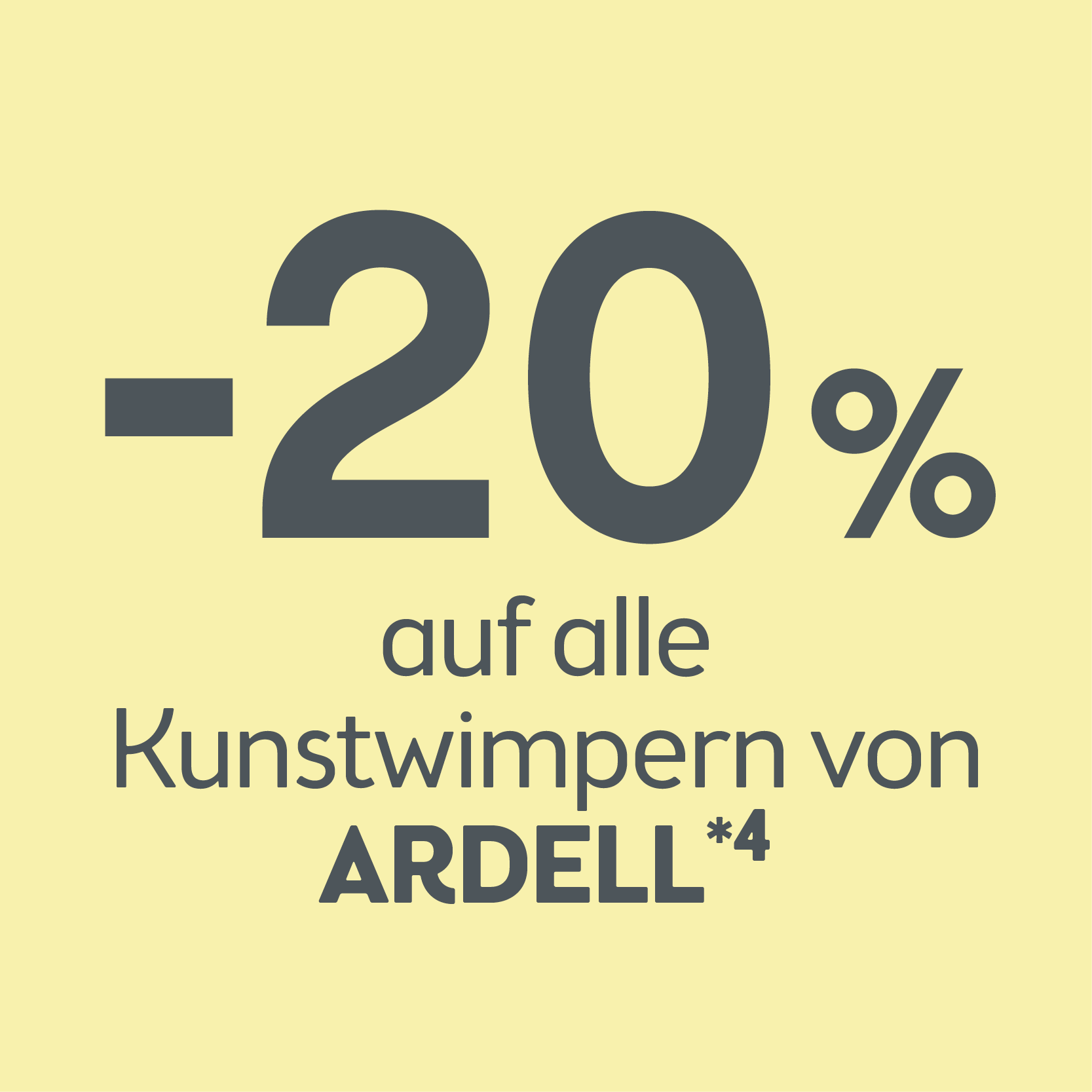 -20% auf Kunstwimpern von Ardell