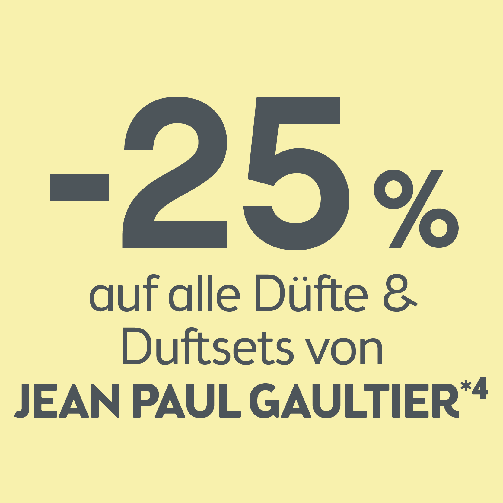 -25% auf alle Düfte & Duftsets von Jean Paul Gaultier