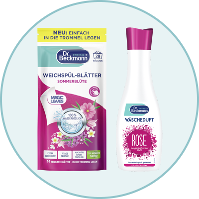 Produktabbildungen: Dr. Beckmann Weichspüler & Wäschedüfte