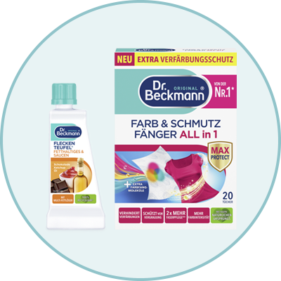 Produktabbildungen: Dr Beckmann Flecken, Farb- & Schmutzfänger
