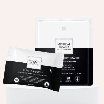 Medical Beauty Reinigungstücher und Tuchmaske