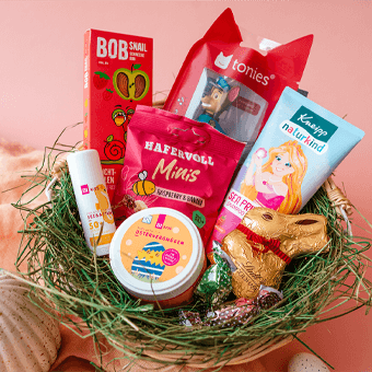 Icon für Geschenke für Kinder – bunte Ideen für Spiel, Pflege und kleine Überraschungen.