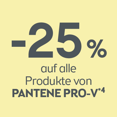 -25% auf Pantene Pro-V