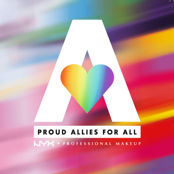 NYX Pride Logo ‚Proud Allies for All‘ – bunte Unterstützung für Vielfalt & Inklusion
