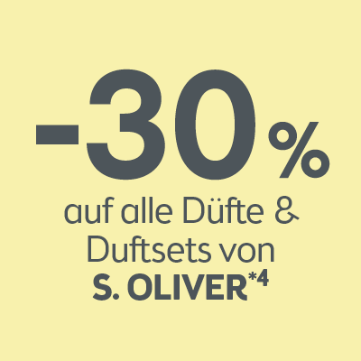 -25% alle alle Düfte von s.Oliver