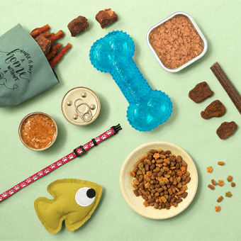 Icon Tier – Hundeknochen und Leckerli, Produkte für Haustierpflege und Tierbedarf.