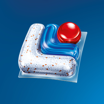 Finish Thermoform-Caps – kraftvolle Spülmaschinen-Tabs mit Aktivkraft für hartnäckige Verschmutzungen.