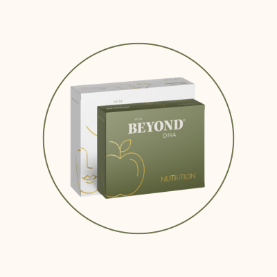 Packages-Boxen in runder Darstellung – kombinierte Gesundheitslösungen, DNA-basierte Programme.