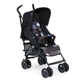 Moderner Buggy mit kompaktem Gestell und kleinen Rädern – ideal für mobile Eltern und kurze Wege. - Link zum Buggy
