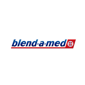 blend-a-med Logo – Zahnpasta-Marke für umfassenden Kariesschutz und gesunde Zähne
