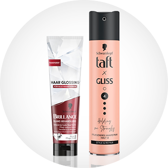 Neue Taft Produkte – innovative Stylinglösungen für modernes Haarstyling mit Pflegeeffekt.