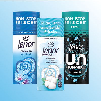 Lenor Wäscheparfüm Perlen für intensiven Duft – ergänzend zu Waschmittel & Weichspüler