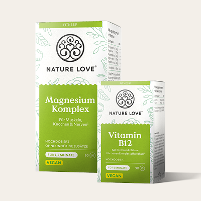 Magnesium und Vitamin B12 – Vitalstoffe für Energie, Muskelfunktion und sportliche Leistungsfähigkeit.