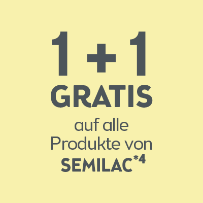 1+1 Gratis auf alle Produkte von Semilac