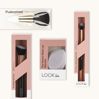 LOOK by BIPA Make-up Zubehör mit Pinseln & Tools für präzises Schminken