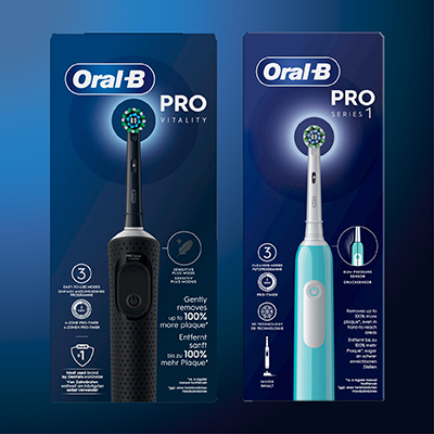 Oral-B elektrische Zahnbürsten – effektive Zahnpflege mit rotierenden und oszillierenden Bürstenköpfen