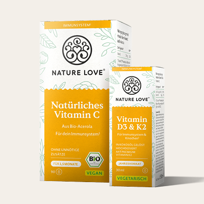 Vitamin C, D3 + K2 – Immunstärkung mit natürlichen Vitaminen für Abwehrkräfte und Gesundheit.