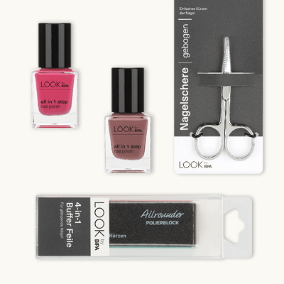 LOOK by BIPA Nagelpflege mit Nagellack, Feilen & Maniküre-Zubehör