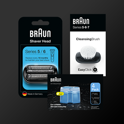 Für Rasierer und Epilierer – langlebige Qualität für optimale Leistung - Link zu Ersatzteile von Braun