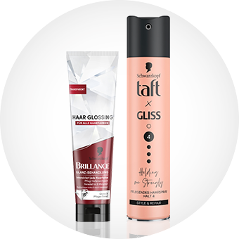 Neue Taft Produkte – innovative Stylinglösungen für modernes Haarstyling mit Pflegeeffekt.