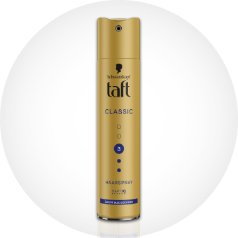 Taft Stylingprodukte – Haarsprays, Schaumfestiger und Gele für starken Halt und flexibles Haarstyling.