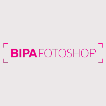 Logo des BIPA Fotoshops für Fotoprodukte wie Abzüge, Fotogeschenke und personalisierte Designs.