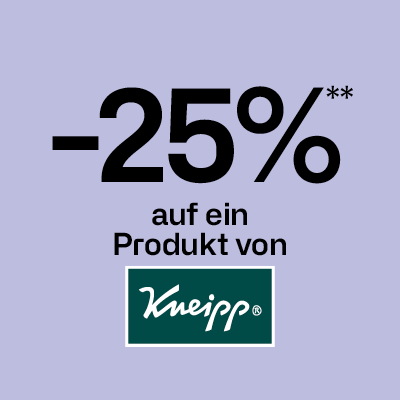 -25% auf ein Produkt von Kneipp