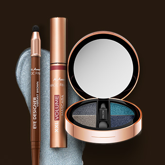 Augen-Make-up von M. Asam® – Mascara, Lidschatten und Eyeliner für ausdrucksstarke Augen.