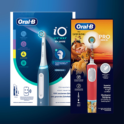 Oral-B Zahnpflege für Kinder und Jugendliche – sanfte Reinigung mit altersgerechten Zahnbürsten