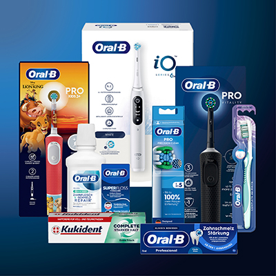 Oral-B Gesamtsortiment – komplette Auswahl an Zahnbürsten, Zahnpasta und Zubehör für Zahnpflege