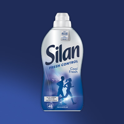 Silan Fresh Control Weichspüler mit langanhaltender Frische und Aktivschutz für intensiv duftende Wäsche.