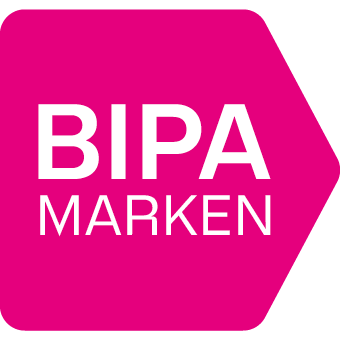 Pinkes BIPA‑Marken‑Symbol als Hinweis auf günstige BIPA Eigenmarken und preiswerte Produktangebote.