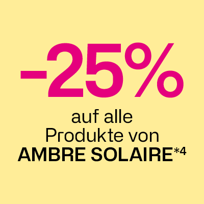 -25% auf alle Produkte von Ambre Solaire