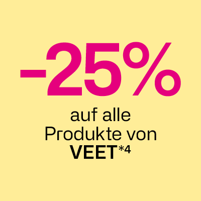 -25% auf alle Produkte von Veet