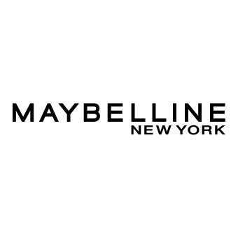 Maybelline New York Logo mit Schriftzug ‚Gesamtes Sortiment‘ auf weißem Hintergrund – Beauty-Marke im Überblick. Link zur Markenseite/Gesamtes Sortiment