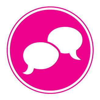 Sprechblasen Icon Sprechblasen Icon