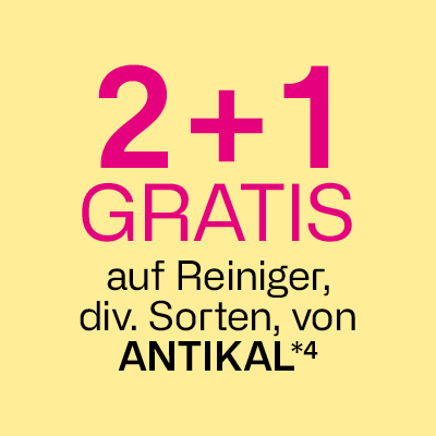2+1 gratis auf Antikal