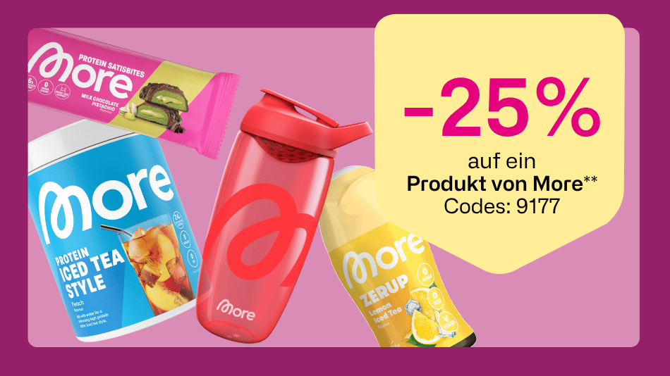 -25% auf ein Produkt von More