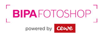 Logo vom BIPA Fotoshop powered by CEWE