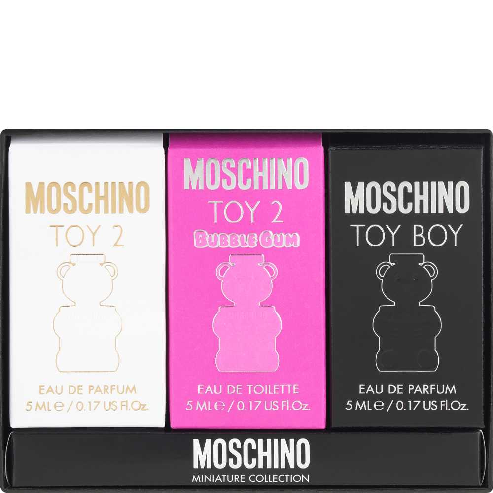 Bild: Moschino Toy 2 & Toy Boy Eau de Parfum 5 ml + Eau de Toilette 5 ml Miniaturen Geschenkset 