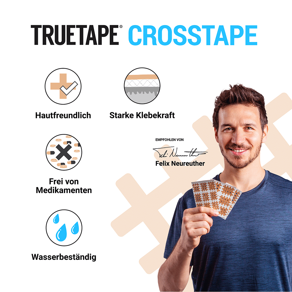 Bild: True Tape Crosstape Gitterpflaster 