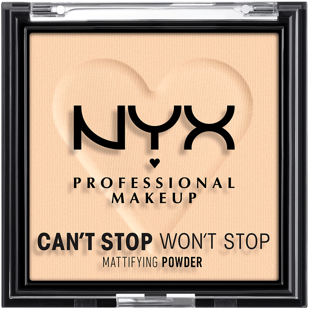 Bild: NYX Professional Make-up Can't Stop Won't Stop Mattifying Pressed Powder light