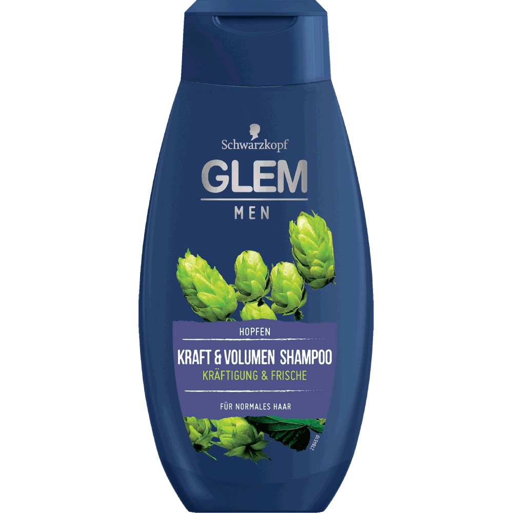 Bild: Schwarzkopf GLEM vital Men Kraft & Volumen Shampoo Hopfen 