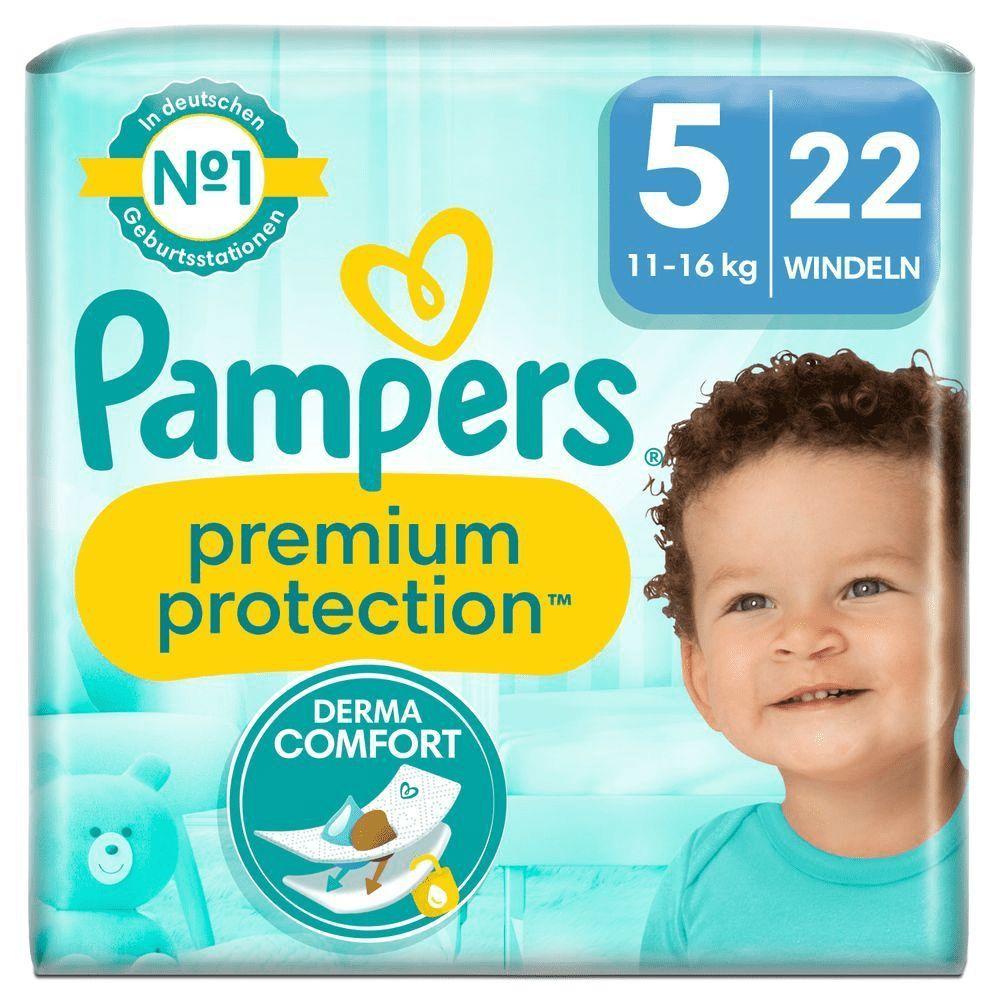Bild: Pampers Premium Protection Größe 5, 11kg - 16kg 