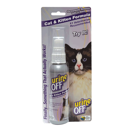 Bild: UrineOff Spray Katze Geruchs- und Fleckenentferner 118ml 