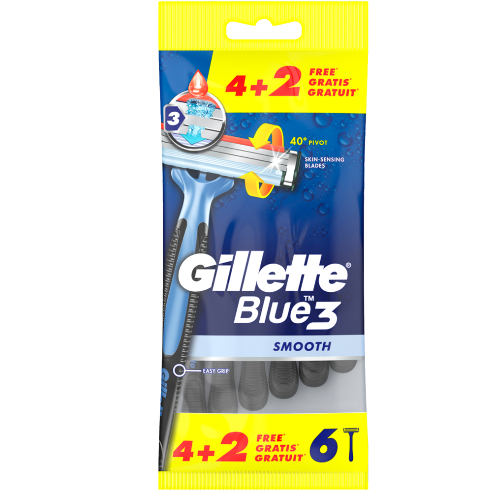 Bild: Gillette Blue3 Smooth Einwegrasierer 