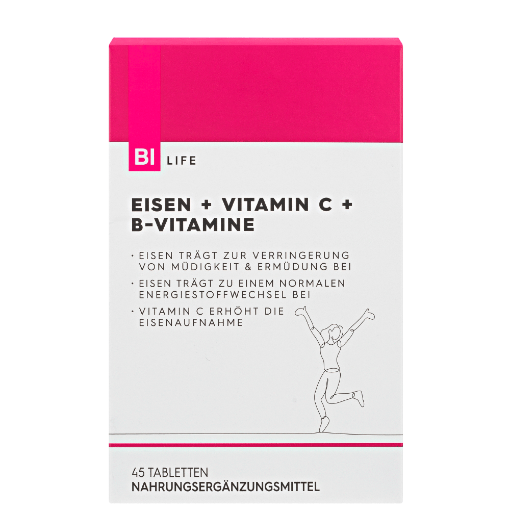 Bild: BI LIFE Eisen + Vitamin C + B-Vitamine 