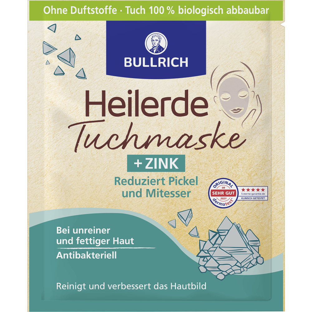 Bild: Bullrich Heilerde Tuchmaske+Zink 