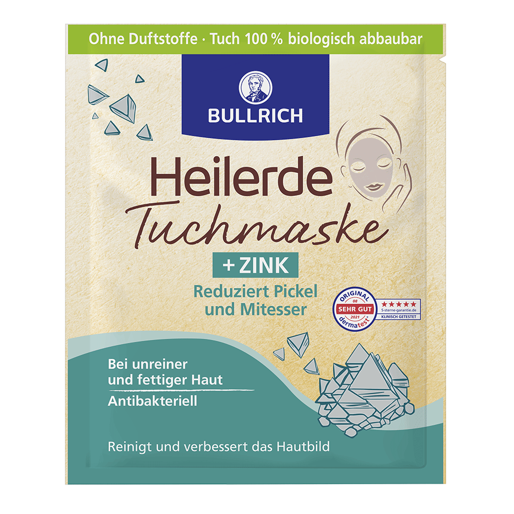 Bild: Bullrich Heilerde Tuchmaske+Zink 